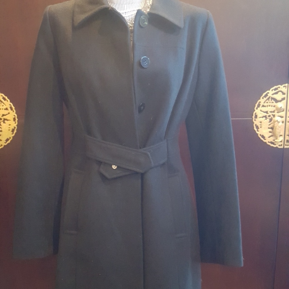 Black trench coat